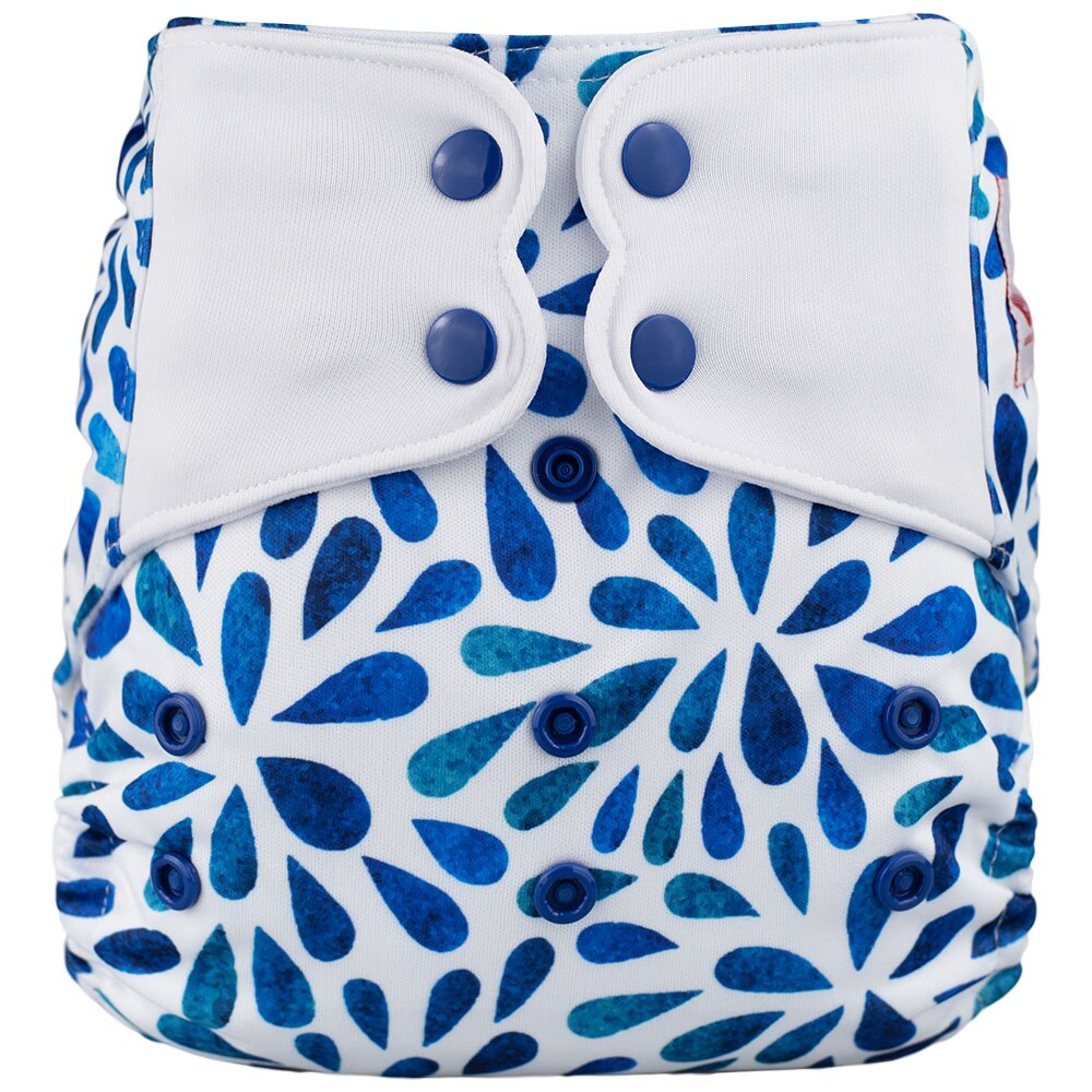 Alles In Een Elfdiaper Aio Luier Met Opgenaaide &amp; Genaaid In Inserts: H81