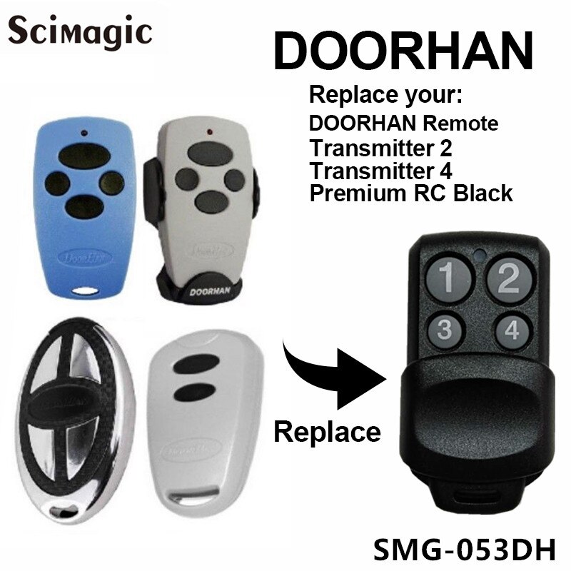 DOORHAN Garagentor Fernbedienung Duplikator Für 433,92 MHz DOORHAN Absender 2 4 Profi Keychain Für Barriere