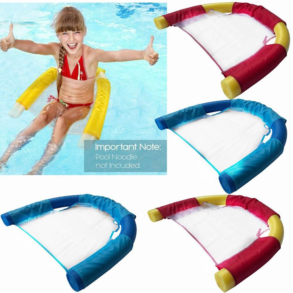 Swimming Floating Chair Pool Child Adult Bed Seat Water Float Ring Light Beach Ring Pool Accessories