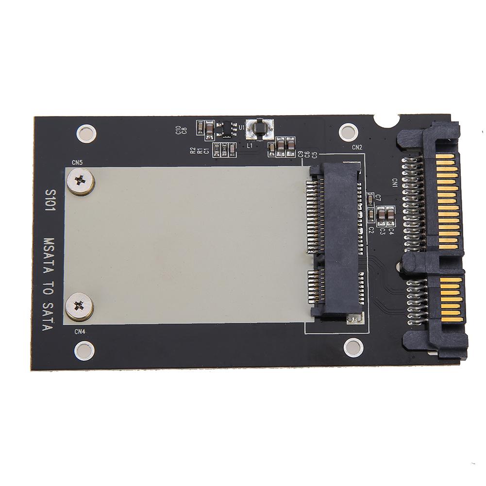 Universele Msata Ssd 2.5 Inch Sata Converter Adapter Computer Overgang Kaart Voor Windows2000/Xp/7/8/10/Vista Linux Mac 10 Os