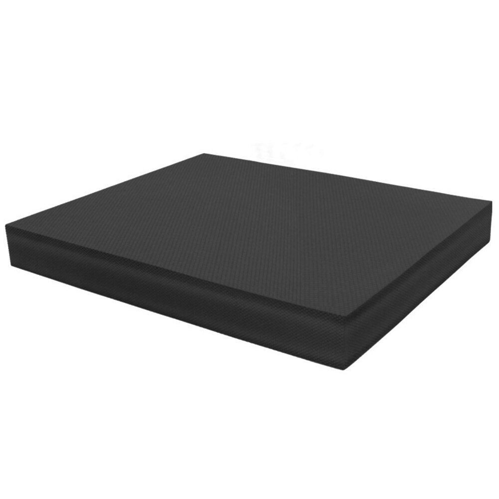 Yoga Zachte Balans Pad Foam Stabiliteit Pad Dikke Balancecushion Oefening Trainer Balancer Fitness Training Yoga Pilates Board: Black