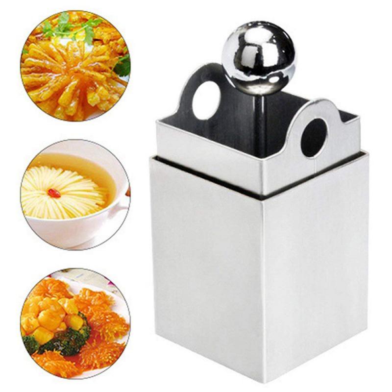 Keukenmessen Vierkante Grids Vormige Tofu Cutter Rvs Slicer Manual Druk Shredder Koken Groente Keuken Tool Mes