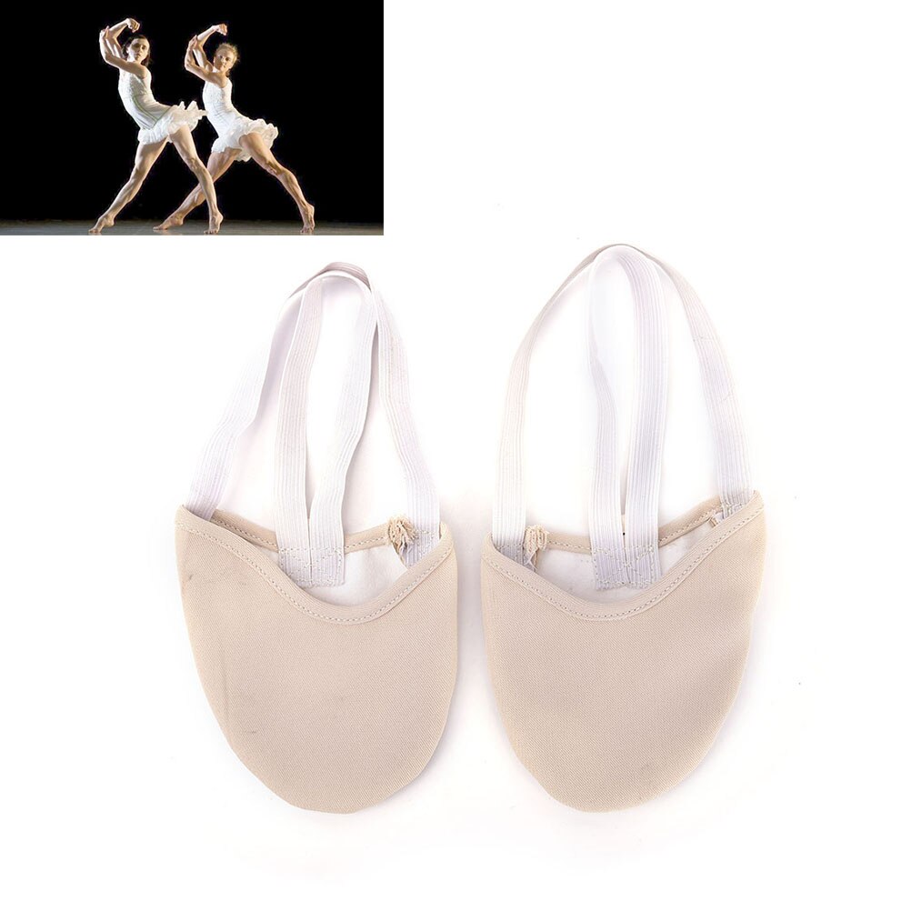 Chaussures de gymnastique rythmique demi-longueur, 1 paire, Roupa ginasta, pour enfants et adultes, semelles de peau, tampons de danse