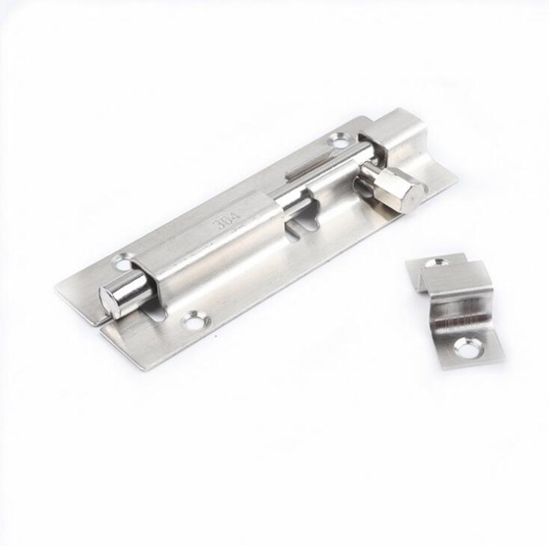 Stainless Steel Door Lock Bolt Cabinet Latches Hardware Furniture Gate Bolt