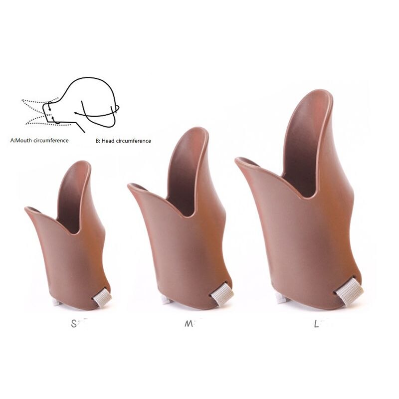 Dog Muzzle Silicone Cute Duck Mouth Mask Muzzle Bark Bite Stop Small Dog Anti-bite Masks For Dog Products Pets Accessories