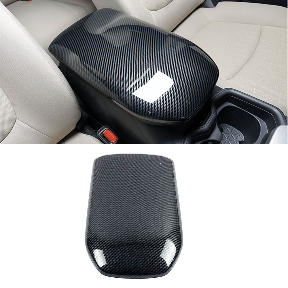For Toyota Rav 4 Rav4 5 Gen Carbon Fiber Printed ABS Interior Moulding Center Console Dashboard Modify Decoration: Style O