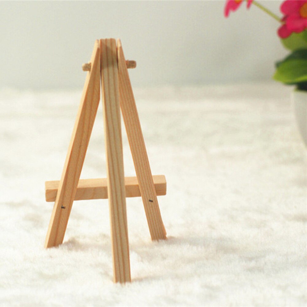 8Pcs Mini Houten Display Ezels Houten Schildersezel Stand Voor Telefoon Fotolijst Schilderen Art-Maat S