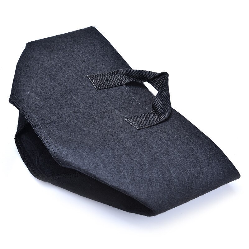 Bolsas negras para macetas de vivero de telas no tejidas, maceta de ventilación para plantar con orejas, bolsa para cultivo, bolsa verde para plantar en el jardín y balcón