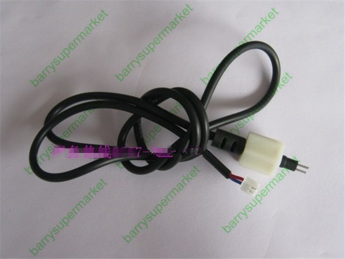 2PCS Flow sensor Water probe testing TDS conductivity tester RO water purifier dedicated+Tripartite-joints G1/4 0.8MPA