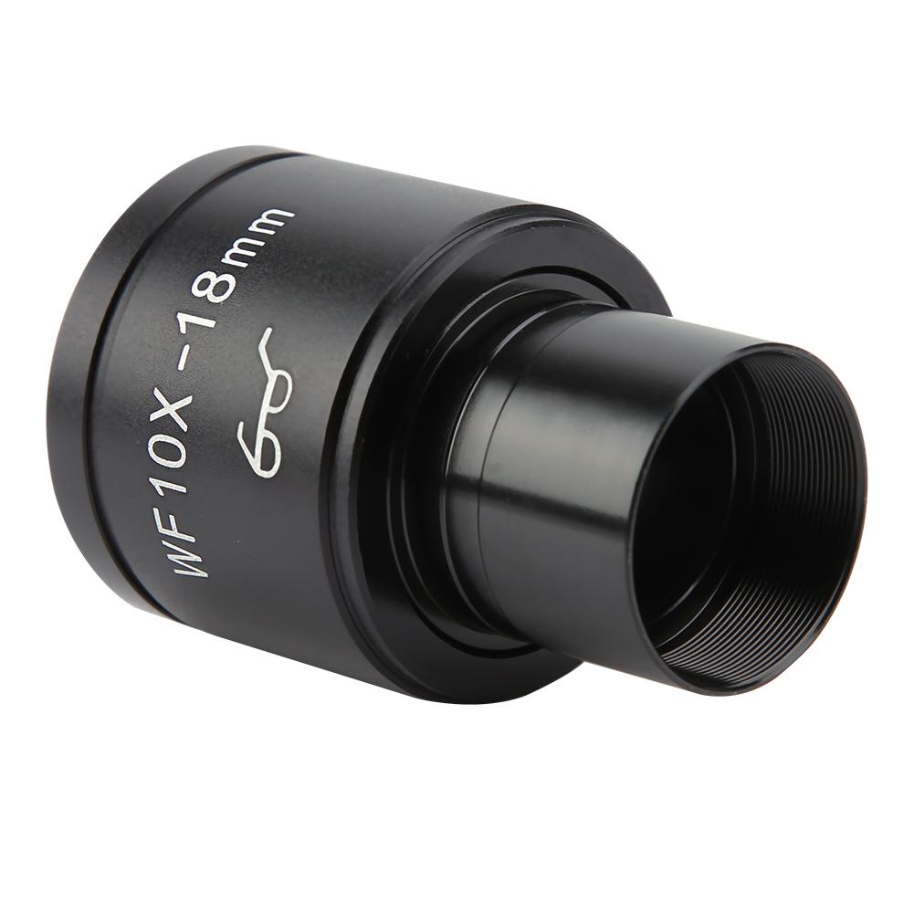 Biological Microscope Wide Angle Hight Eyepiont Eyepiece Lens Microscope Part 23.2mm WF10X/18mm