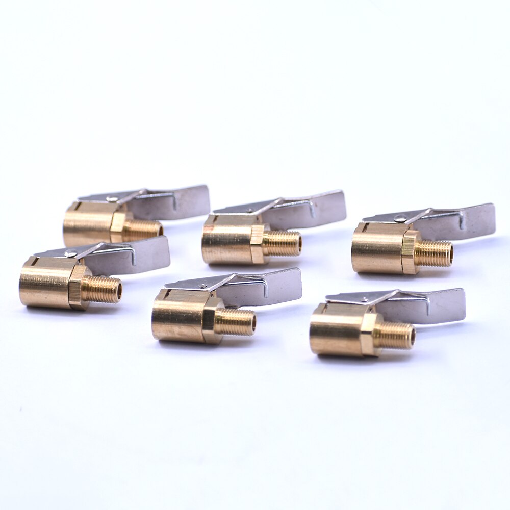 Bildekk luftpumpe ventil 8mm klemmekontakt auto reservedeler dekk luft chuck inflator adapter dekk ventil inflator chuck