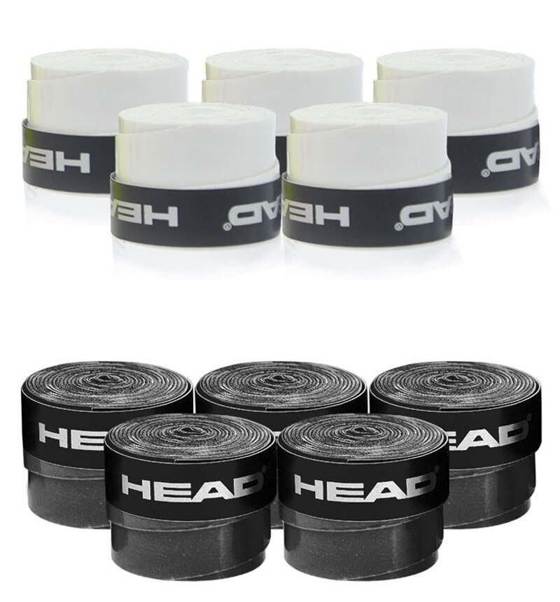 5Pcs Original HEAD Tennis Overgrip PU HEAD Tennis Racket Sweat Band Absorption Grip Badminton Racket Handle Grip Tennis Griptape