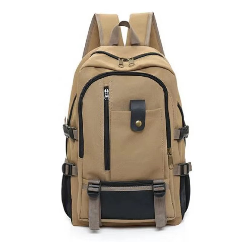 Sac à dos de voyage sac d'alpinisme pour adolescent unisexe grande capacité toile étudiant cartable de enfants sacs à dos: BLEU CIEL