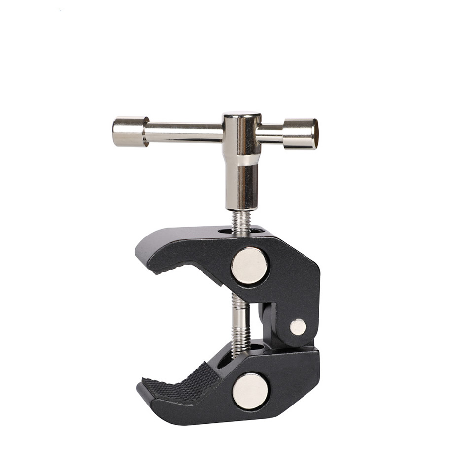 7/11/20 Inch Metal Articulating Magic Arm Super Clamp Holder Stand for DSLR Camera Photo Studio Photography Accessories Prop Kit: WHITE