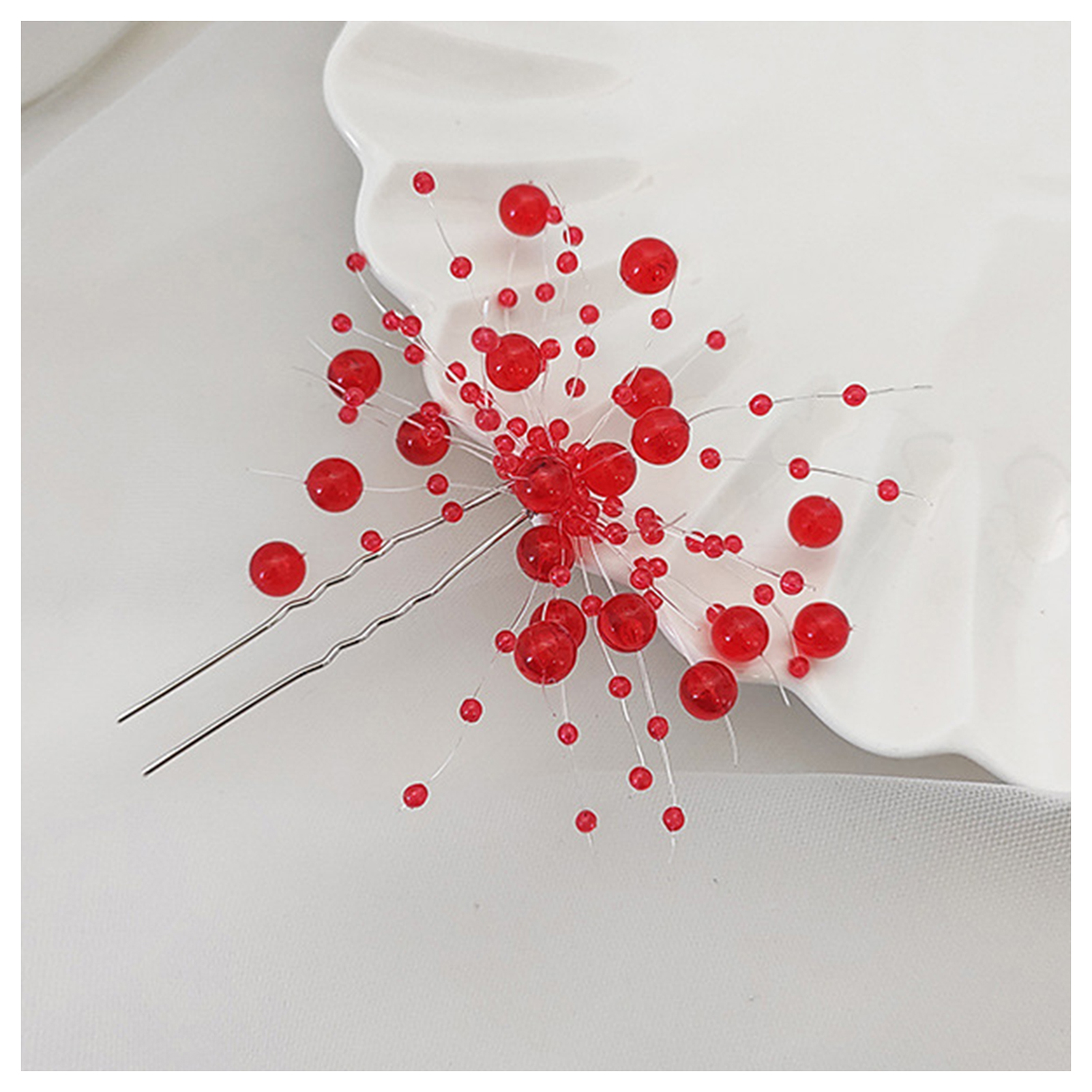 Horquilla de boda de cristal para mujer, accesorios para el cabello, horquillas en forma de U, joyería nupcial para el cabello, pinzas para el cabello con diamantes de imitación, tocados