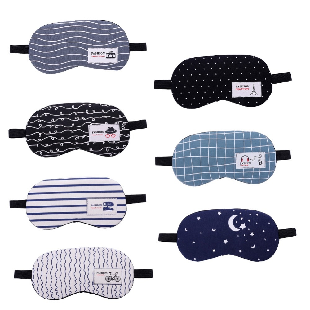 Mascarilla para dormir venda visera para el cuidado de la salud, viaje, Ayuda de sueño relajado, Unisex #280206, 1 Uds.