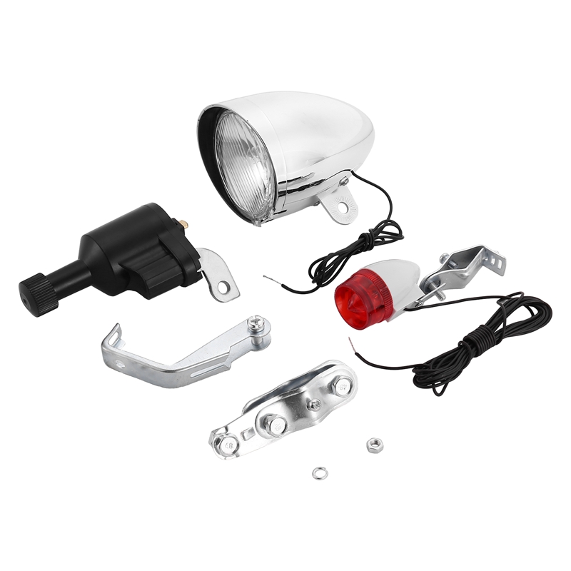 Fietslicht Fiets Gemotoriseerde Fiets Wrijving Dynamo Generator Achterlicht 6V 3W Fietsaccessoires