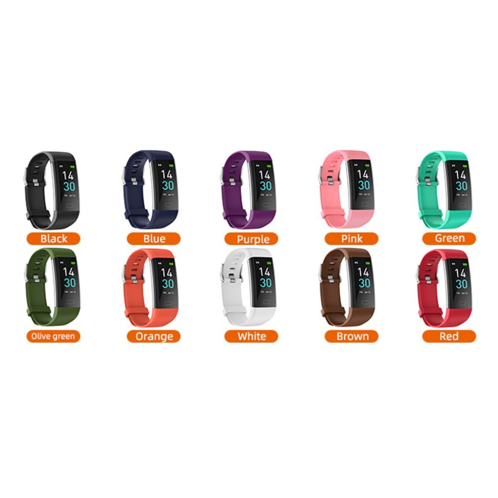 Runmifit S5 Smartwatch saluto Banda tenere sotto controllo Smartwatches Nero accorto Vigilanza di Forma Fisica Traker Impermeabile Senza Fili androide Ios