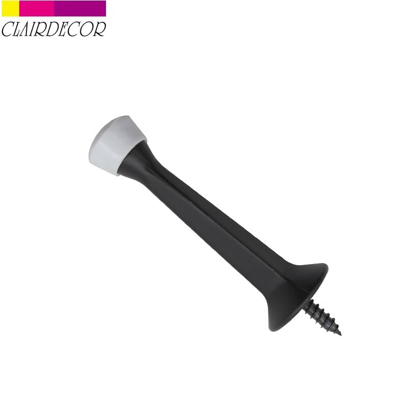 Deur Stop Stopper Bumper Wandmontage Protector Geluid Demping Zinklegering Deur Stopt