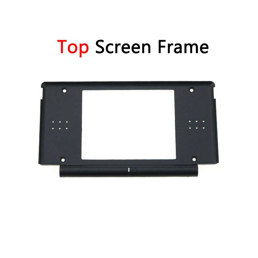 Yuxi Oem Zwart Plastic Top Bovenste/Bottom Onderste Lcd-scherm Frame Voor Ds Lite Dsl Voor Ndsl Console Behuizing shell Case