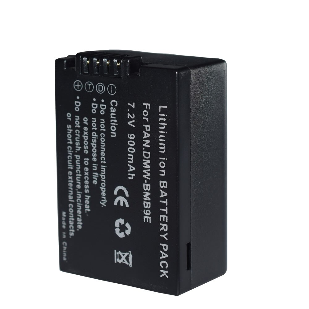 2x DMW-BMB9 BMB9GK BMB9PP Battery for Panasonic Lumix DC-FZ82 DCFZ80 DCFZ82