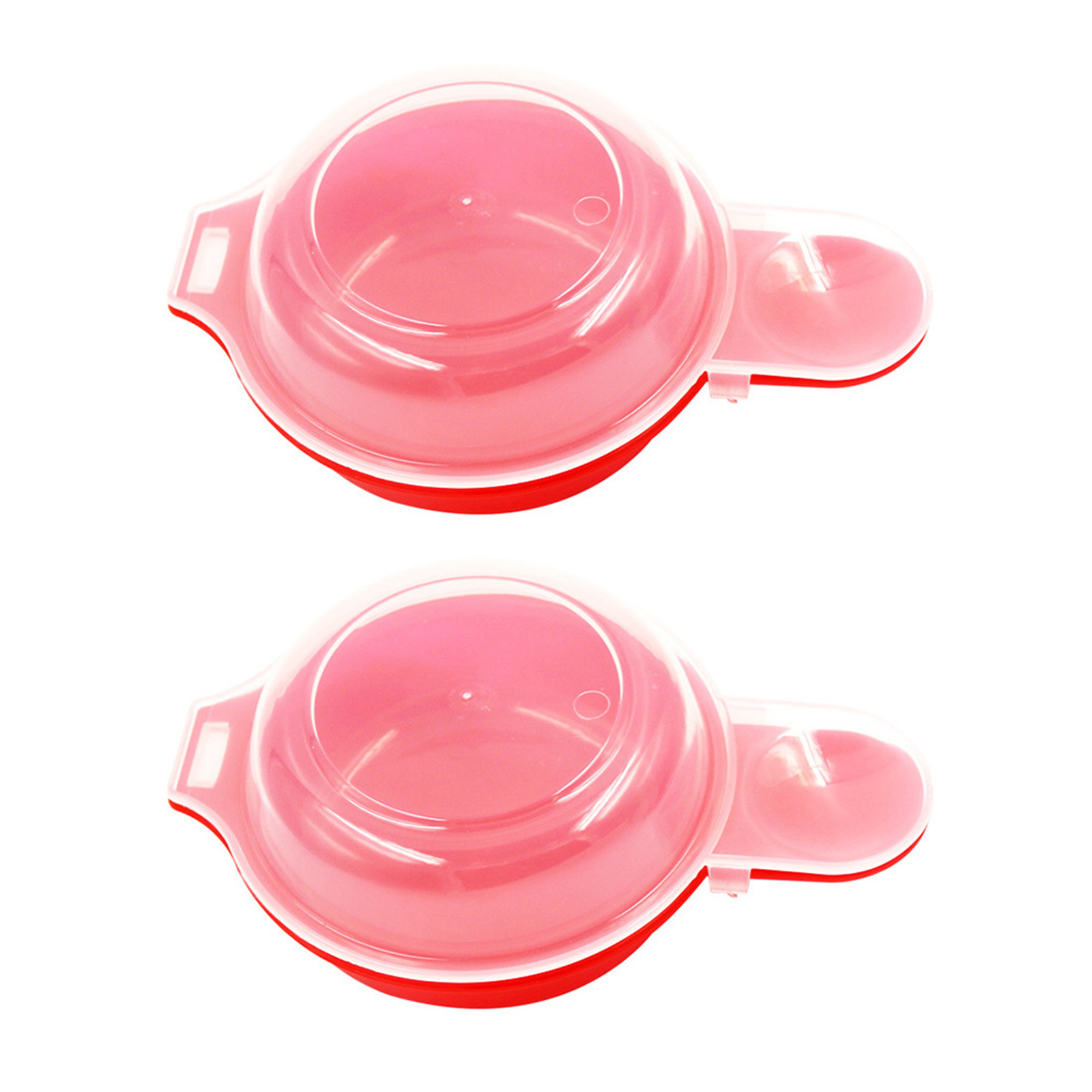 2 stks/set Magnetron Eierkoker 1 Minuut Snelle Magnetron Kaas Eieren Fornuis PP Gebruik Thuis Keuken Koken tool