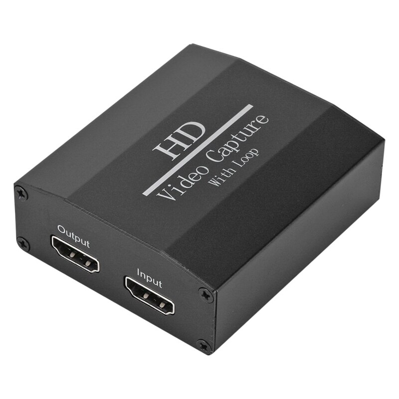 Hd Definition Capture Card Computer Live Video-opname Usb Naar Hdmi-Compatibel Met Loop Out Capture Card: Default Title