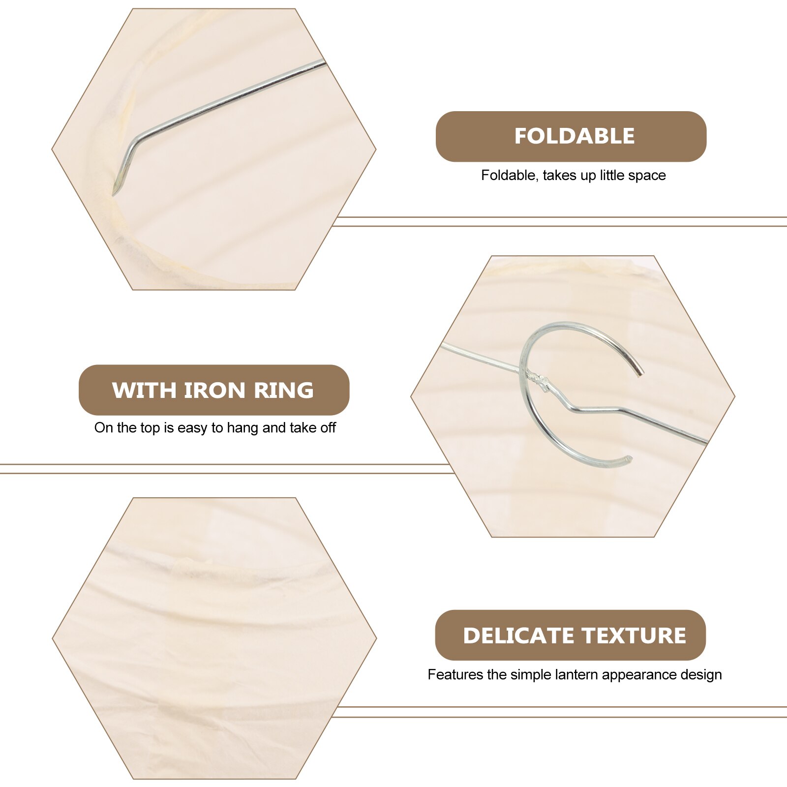 6pcs Decorative Paper Lanterns DIY Lanterns for Home Party Lanterns