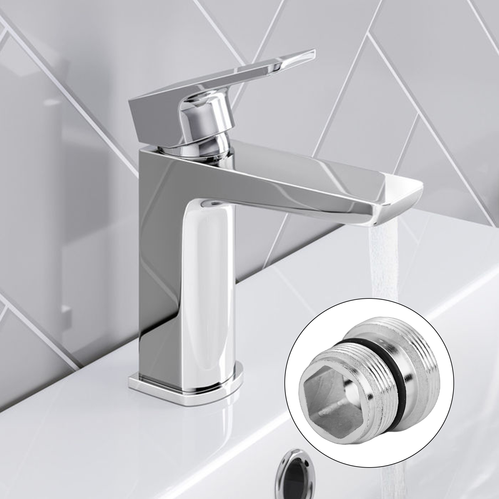 4 stücke Küche Wasserhahn Adapter Set Wasserhahn Belüfter Stecker 18,5mm Bis 22mm Mit Waschmaschine Wasserfilter Adapter bad Zubehör