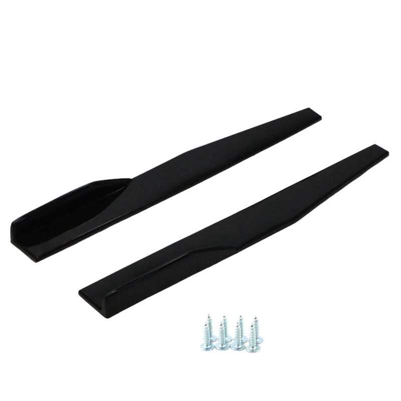 Universal Carbon Stijl Side Rok Rocker Splitters Diffuser Winglet Wind 31 Inch X 4 Inch: Default Title