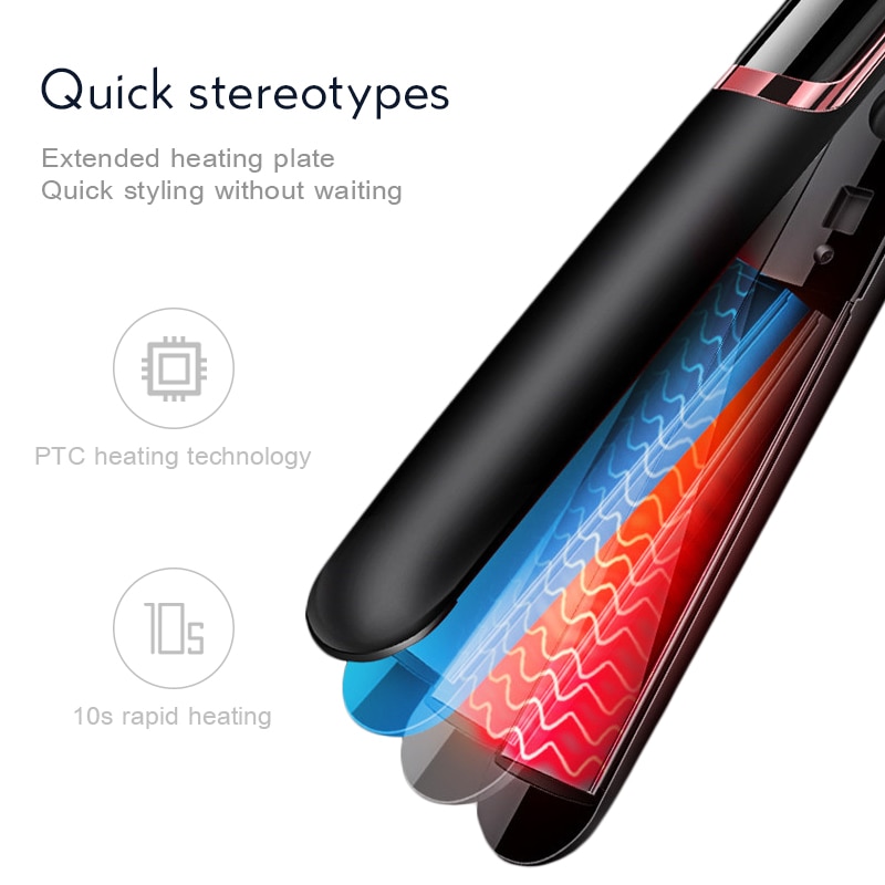 Haar krultang krultang steil maken golven voor haar digitale warmte föhn kam waver styler föhn borstel
