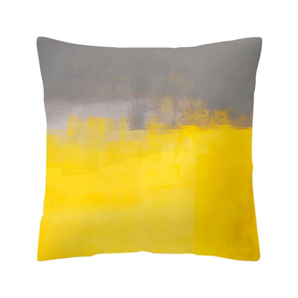 Geel Polyester Geometrische Kussen Ananas Kussen Decoratieve Kussen Voor Sofa Diy Gedrukt Kussen Seat Stoel Kussen