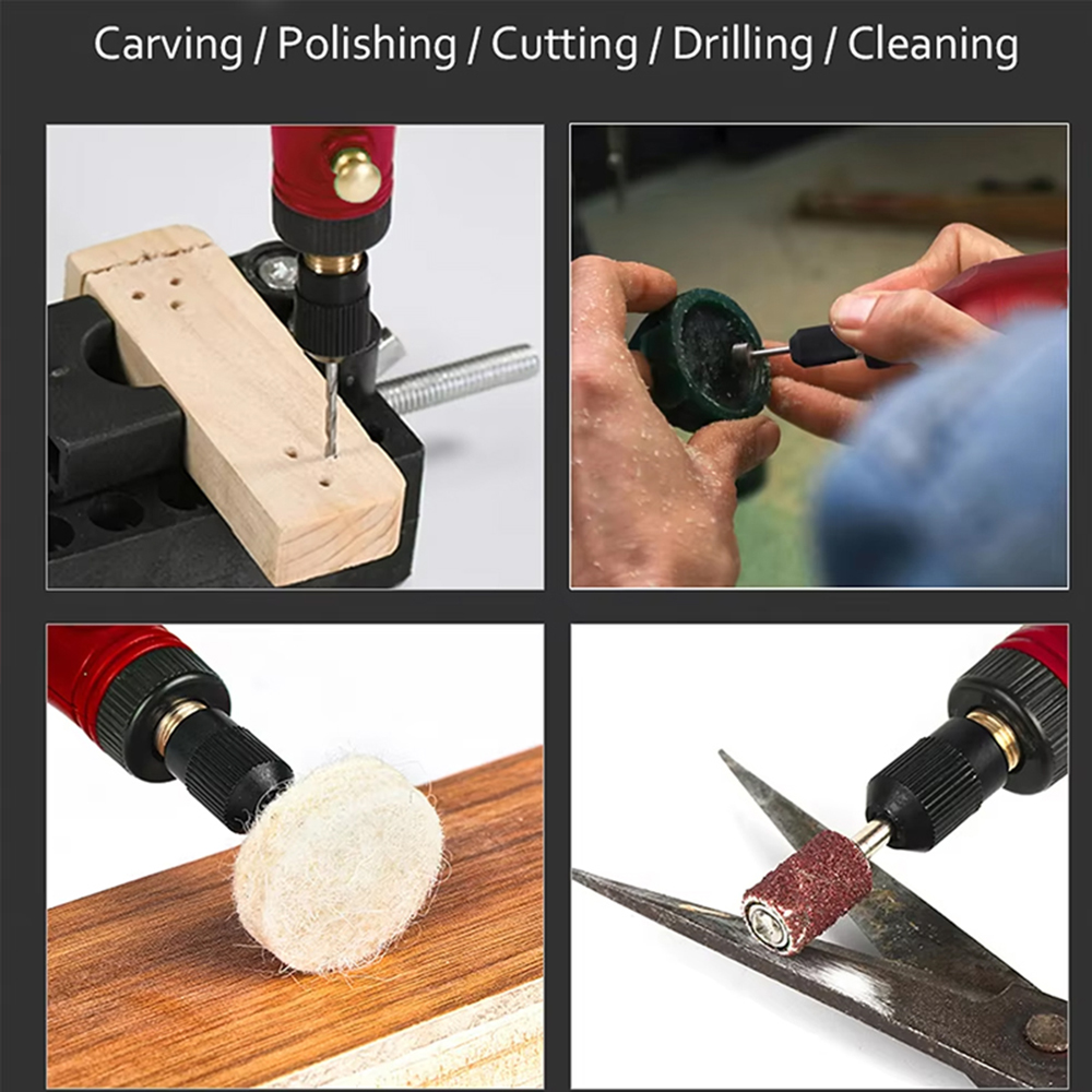 Handhållen Sladdlös Mini Roterande Verktyg - 3 Hastigheter - För Slipning, Gravering, Polering & Kapning