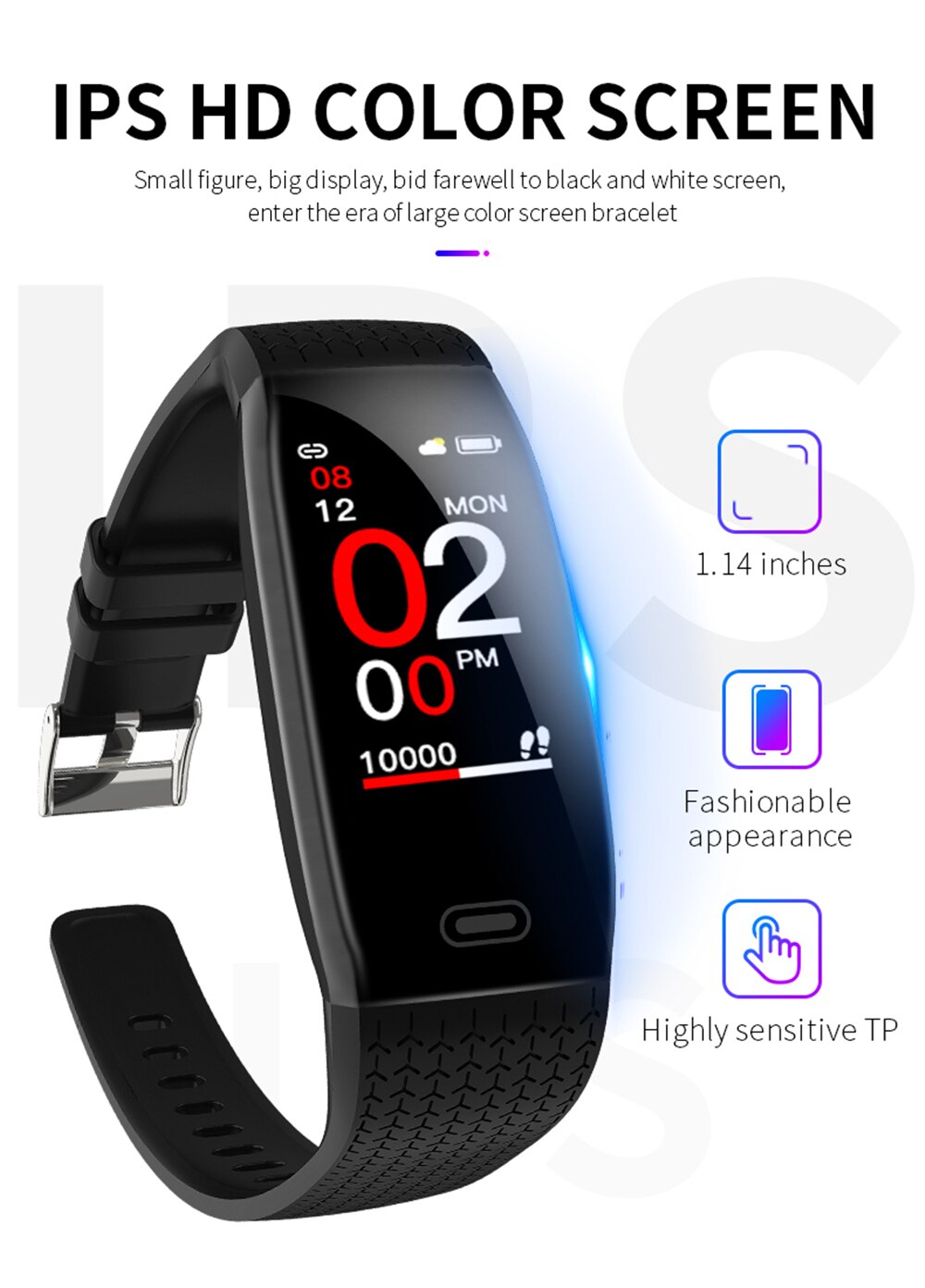 ZK30 T5 Lichaamstemperatuur Monitor Smart Horloges Fitness Polsband Druk Meting Hartslagmeter Fitness Trackers