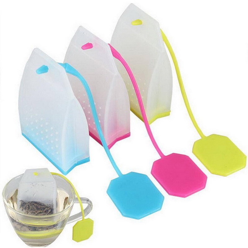 1Pcs Bag Style Silicone Theezeefje Herbal Spice Zetgroep Filter Diffuser Keuken Koffie Thee Gereedschap Siliconen Thee tas
