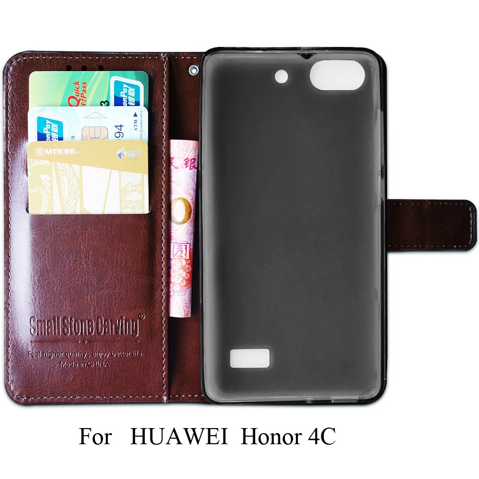 Siliconen Leather Case Voor Huawei Honor 4C Pro Tit L01 U02 Case Voor Huawei Y6 Pro Y6Pro TIT-L01 TIT-U02 Flip case Telefoon Cover