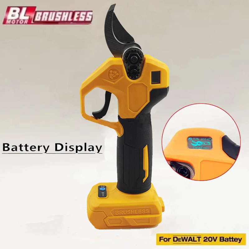 Tijeras eléctricas con batería Dewalt de 20V y 18V, podadora inalámbrica, cortador de ramas, herramientas eléctricas de poda para jardín