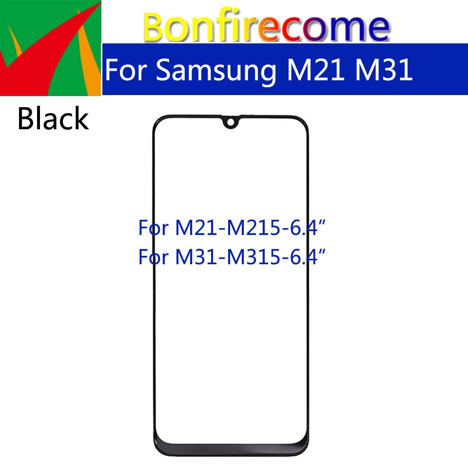 Pekskärm för samsung galaxy  m31 m21 lcd front pekskärm glas ytterlins