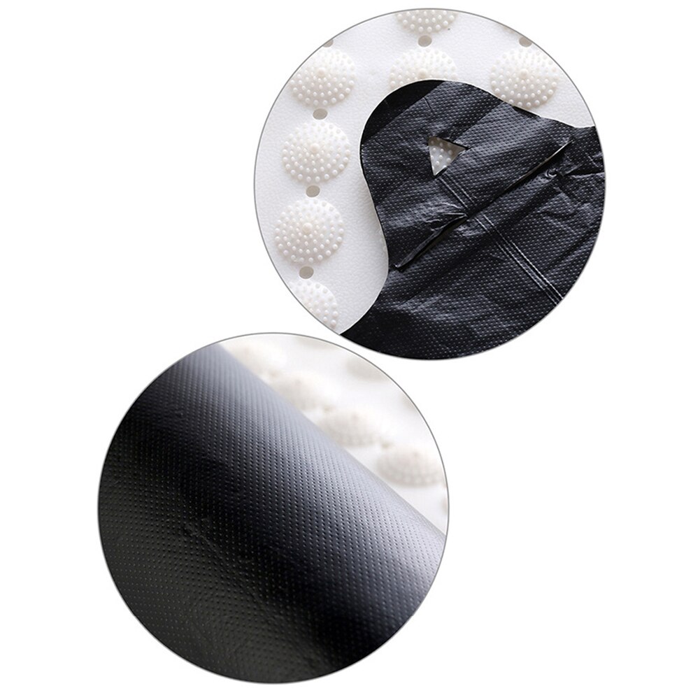 50pcs Large Garbage Bags Black Thicken Disposable Vest Type Garbage Bag Eco-Friendly Kitchen Waste Bag Privacy Plastic Trash Bag