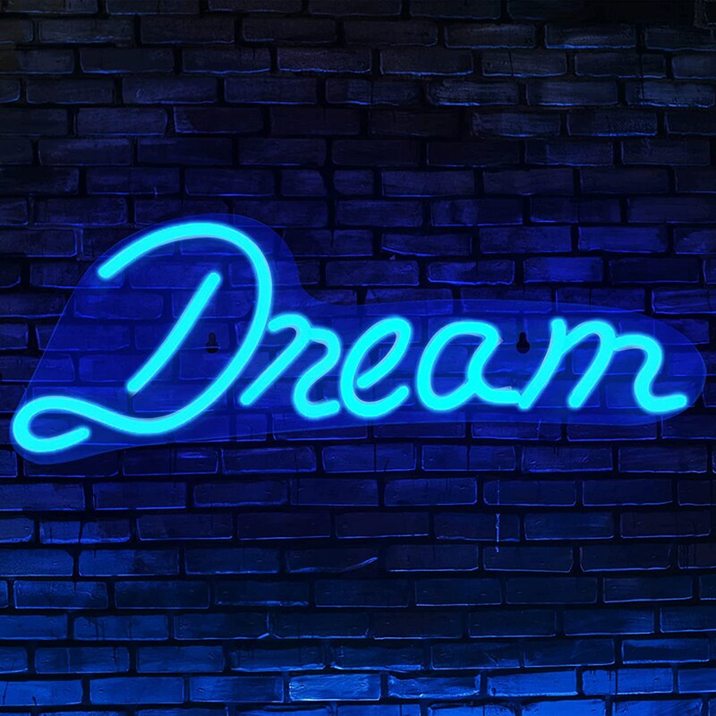 Letrero de neón de 2 estilos con letras, luz LED de neón con USB y batería, luces nocturnas iluminadas, lámpara de pared, decoración artística para Bar y Navidad