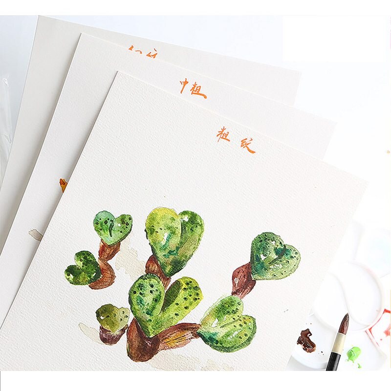 Baohong Aquarel Papier 100% Katoen 300G 20 Sheetes Professionele Water Kleur Papier Acuarela Art Supplies