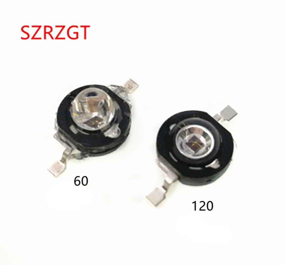 5pcs 3W Infrared IR High Power LEDs Emitter CCTV Camera IR Diode for Security Black LEDs 850nm 940nm 3W 700mA