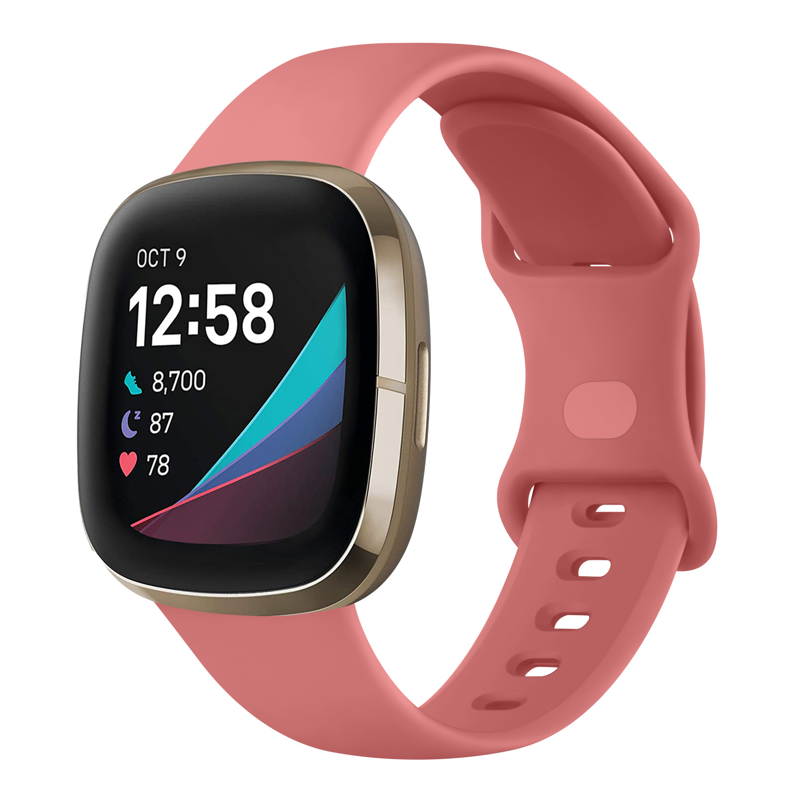 Silikonarmband für Fitbit Versa 3 Versa 4 Armband Armband für Fitbit Sense/Sense 2 Correa Armband Smartwatch Zubehör