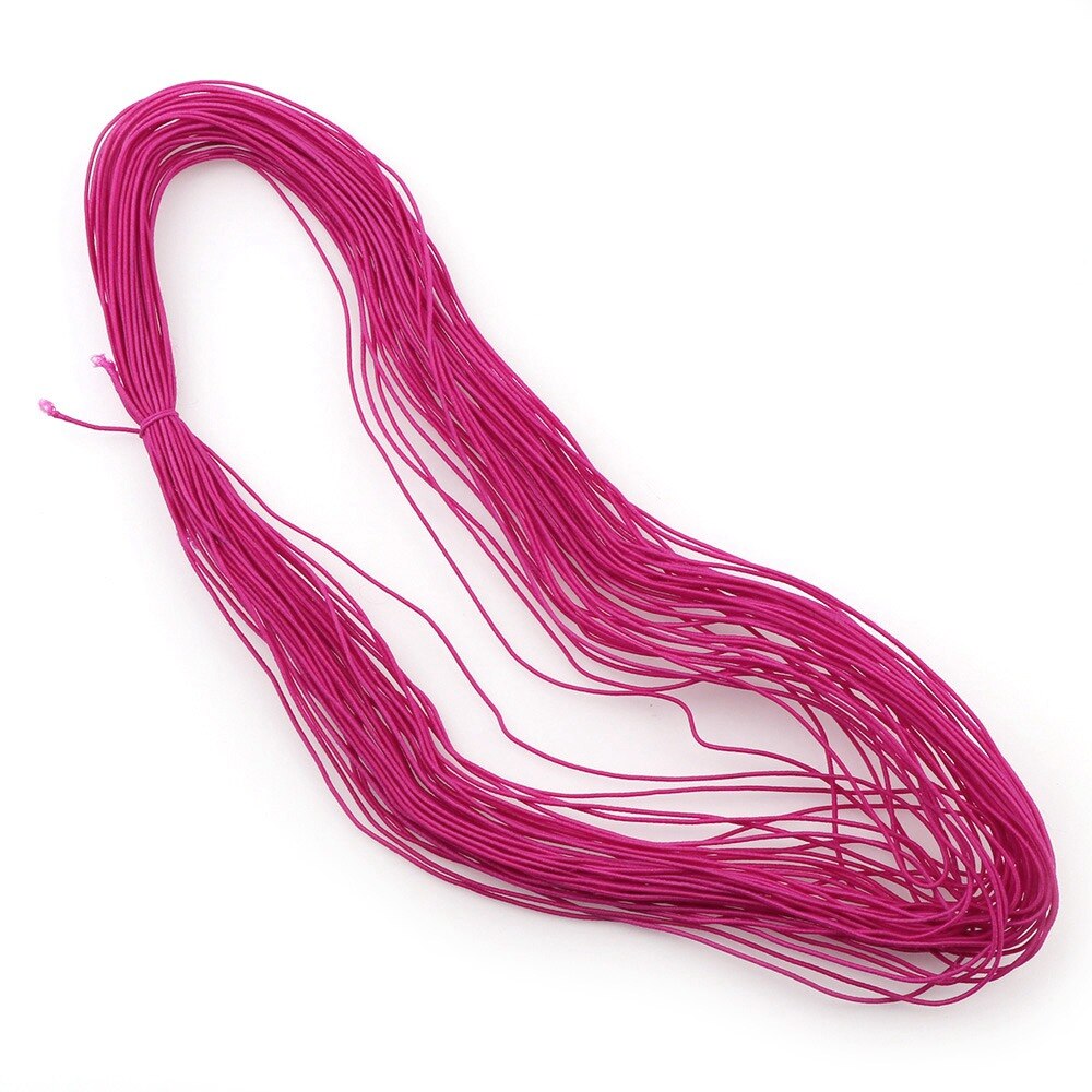 Corde élastique pour noyau élastique | 20 m/ensemble de 14 couleurs, 0.8mm ligne caoutchouc élastique, cordon de perles en Nylon, bracelet à bricoler, collier bijoux couture, accessoires de couture: DK1277-2