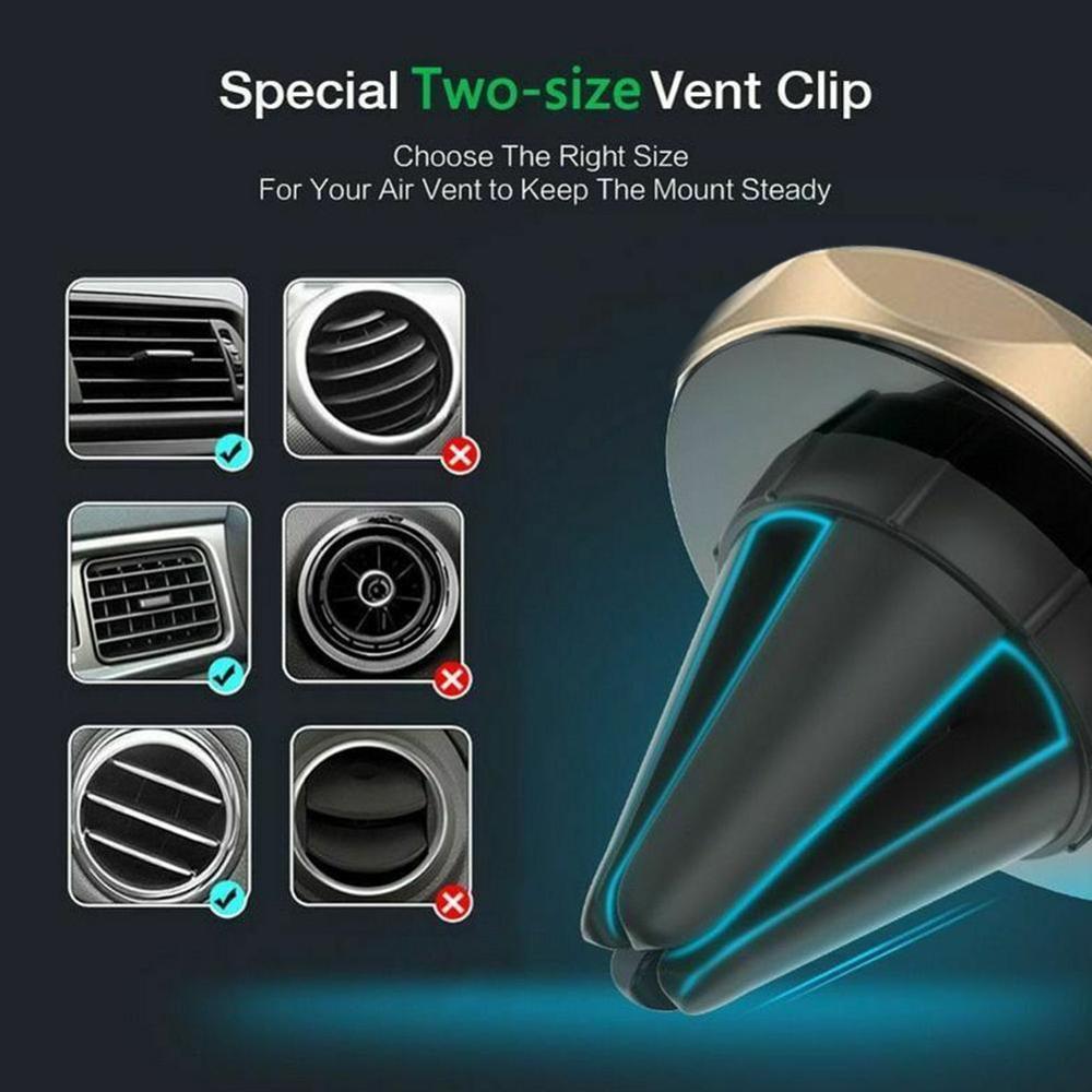 Car Phone Holder Magnetic Air Vent Mount Mobile Smartphone Y1M1 in XS Stand Max GPS Support Magnet Cell For iPhone Samsung T8Z1