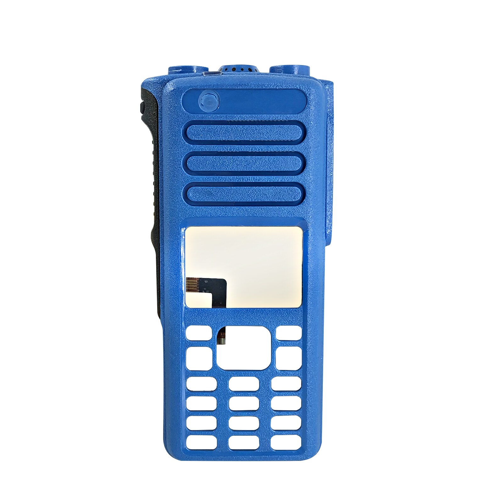 Kleurrijke Walkie Vervanging Front Behuizing Case Kit Voor Motorola Xir P8668 P8660 DGP8550 DP4800 DP4801 XPR7550 XPR7580 2Way Radio: Blue