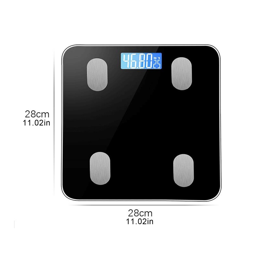 Wireless Body Fat Scale Intelligent Scale Digital Bathroom Scale Weighing Scale Multifunctional Body Fat Monitor