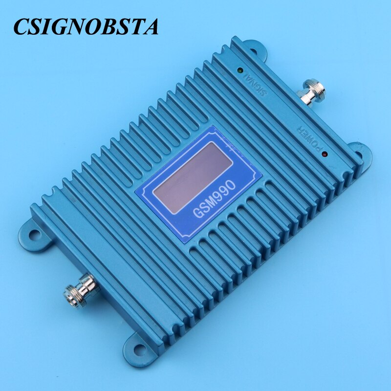 GSM 900MHz Signal Booster - 70dB High Gain Repeater - 100-200 sq.m Coverage - LCD Display