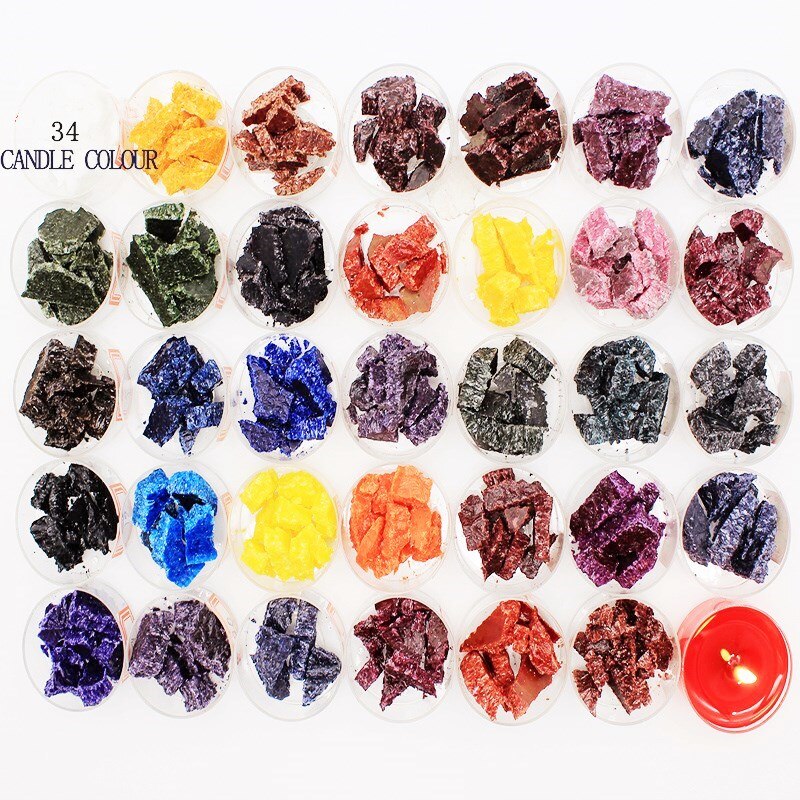 34 color diy candle dye 5g color non toxic coloran grandado