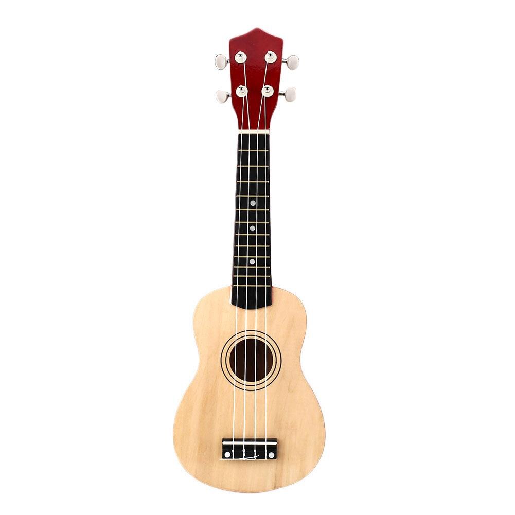 Houten Ukulele Kleine Gitaar 21 "Hawaiian Uke Ukelele Houten Muziekinstrument 4 Strings Soprano